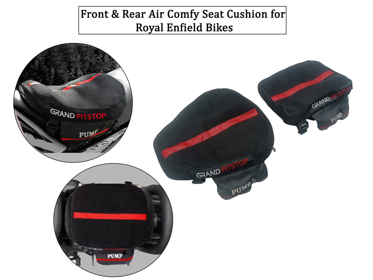 For Royal Enfield Guerrilla 450 Rear Front Air Comfy Seat Cushion