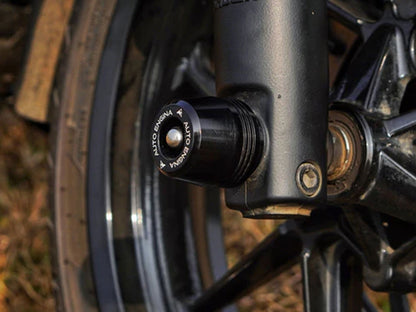 For Royal Enfield Guerrilla 450 Fork Sliders Pair Black