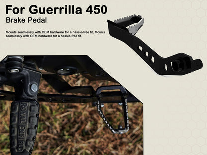 For Royal Enfield Guerrilla 450 Brake Pedal Black