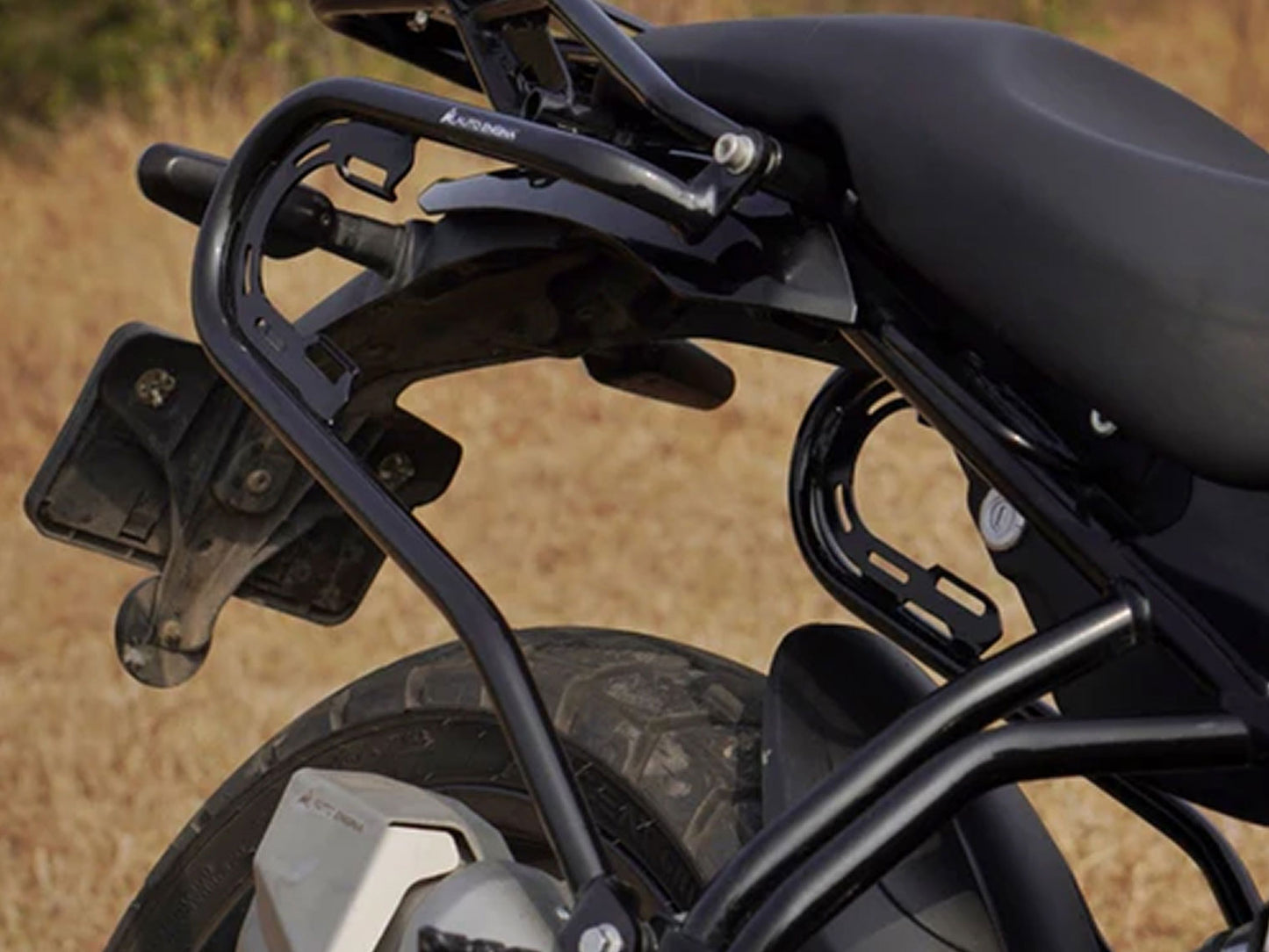 For Royal Enfield Guerrilla 450 Pannier Mounting Rails Black