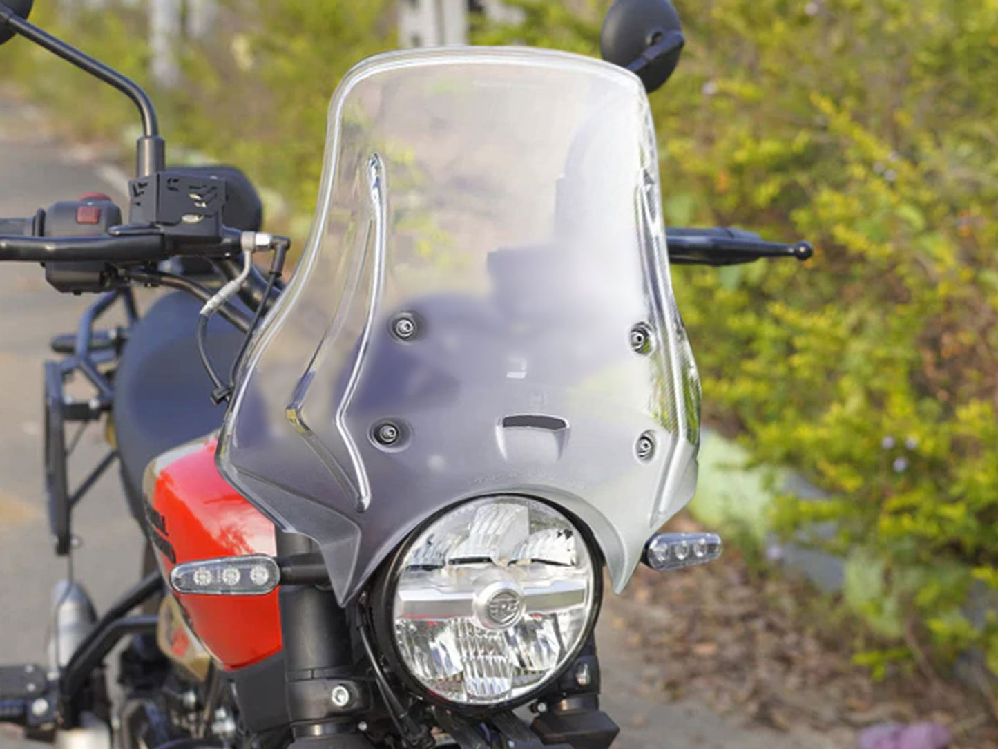 For Royal Enfield Guerrilla 450 Wandered Touring Clear Screen / Windshield Kit