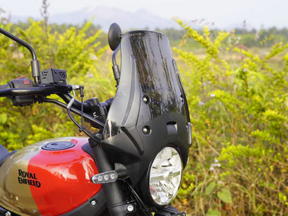 For Royal Enfield Guerrilla 450 Wandered Touring Smoked Screen / Windshield Kit