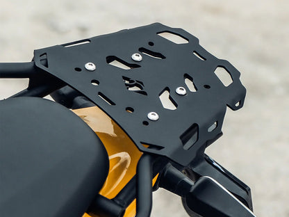 For Royal Enfield Guerrilla 450 Rear Luggage Rack With Plate Black