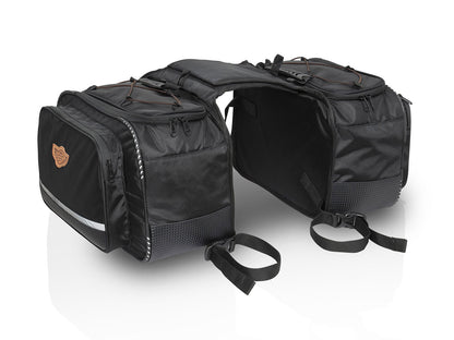 For Royal Enfield Guerrilla 450 Nylon Saddle Pannier Bags Black