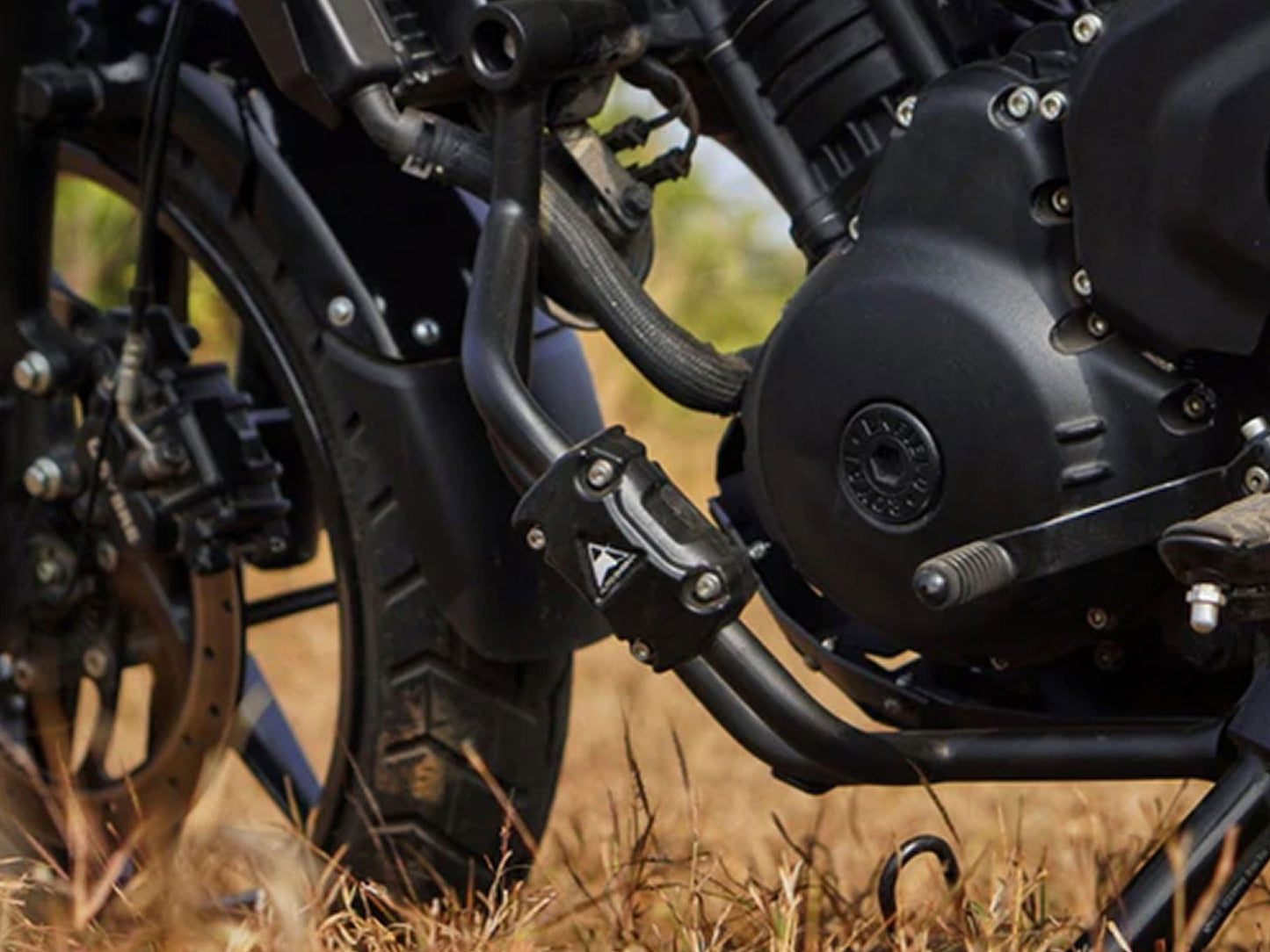For Royal Enfield Guerrilla 450 Engine Guard Black