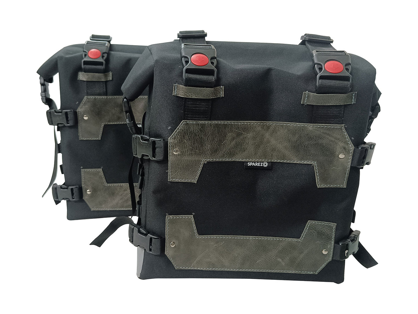 For Royal Enfield Guerrilla 450 Saddle Pannier Bags Pair Charcol Black D2
