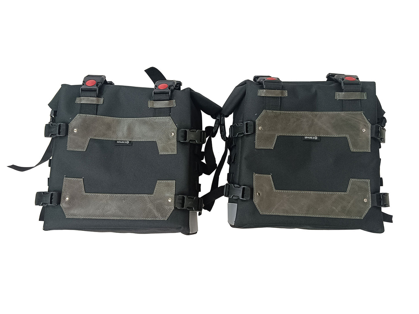 For Royal Enfield Guerrilla 450 Saddle Pannier Bags Pair Charcol Black D2