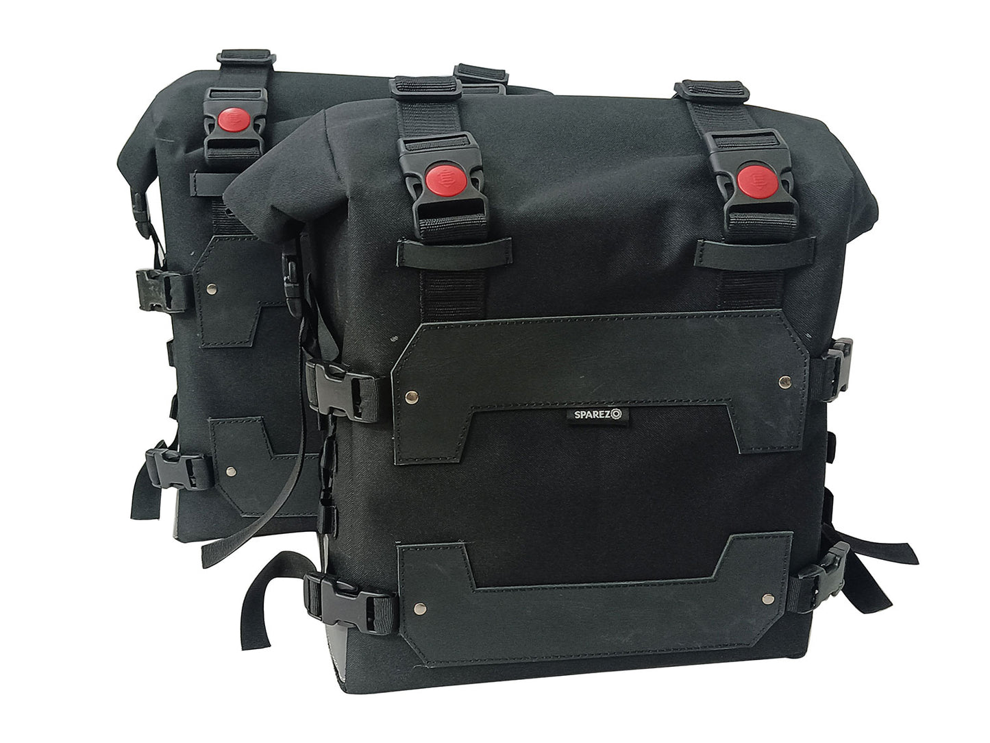 For Royal Enfield Guerrilla 450 Saddle Pannier Bags Pair Black D4
