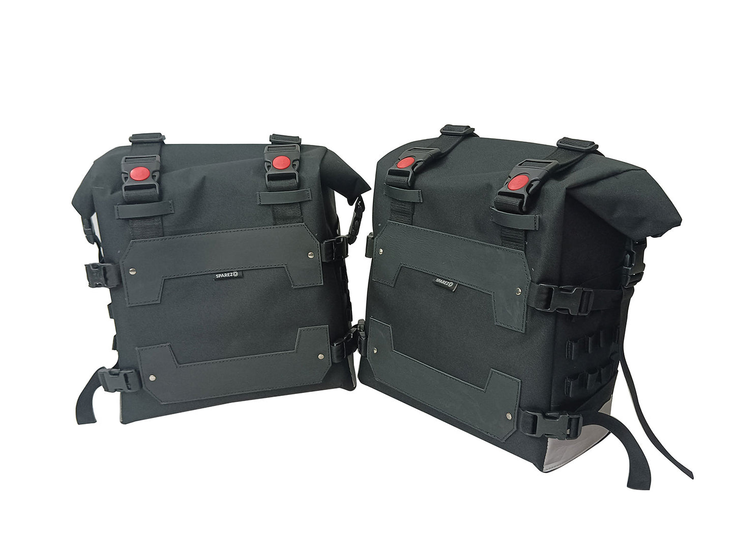 For Royal Enfield Guerrilla 450 Saddle Pannier Bags Pair Black D4