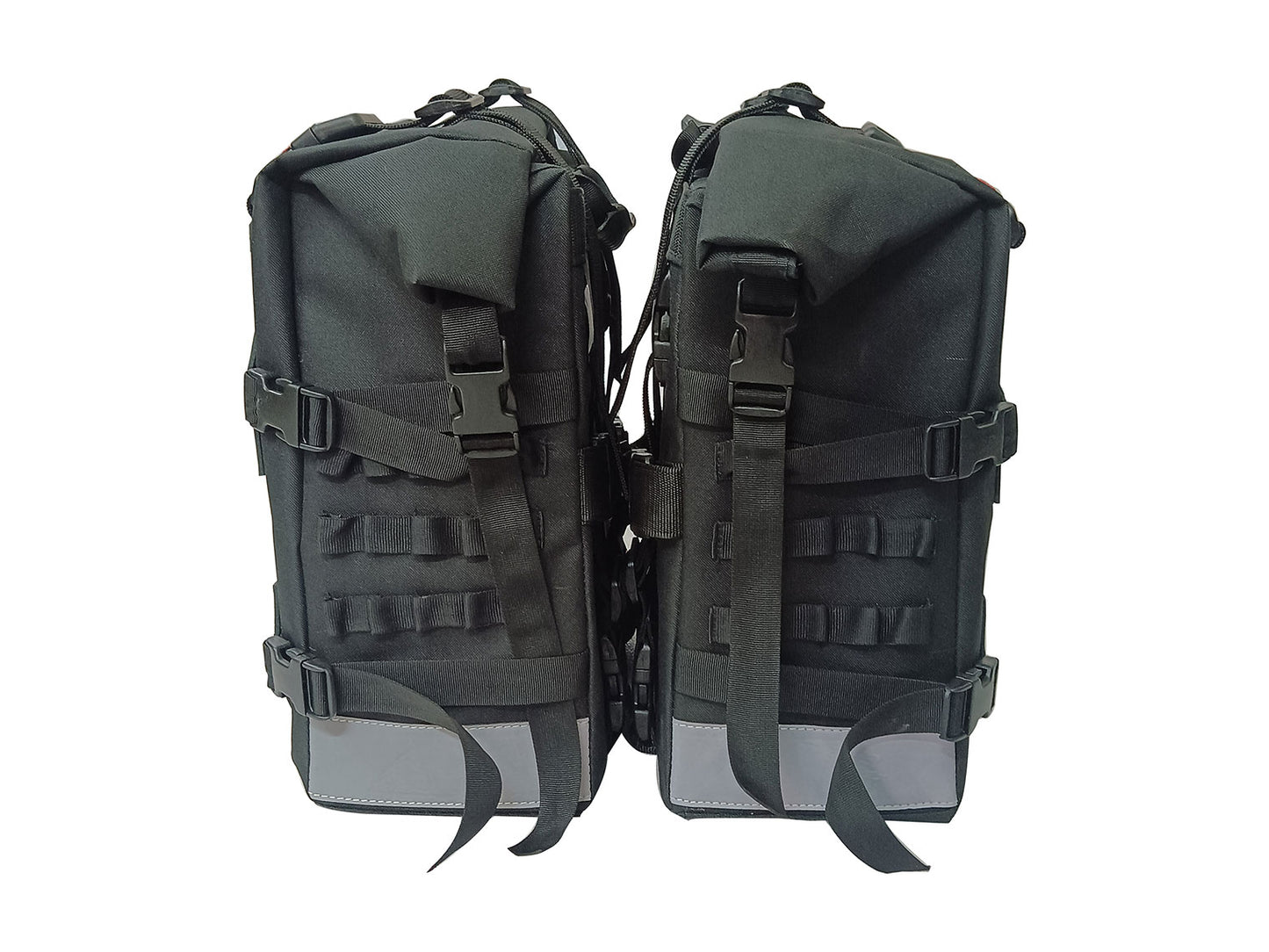 For Royal Enfield Guerrilla 450 Saddle Pannier Bags Pair Black D4