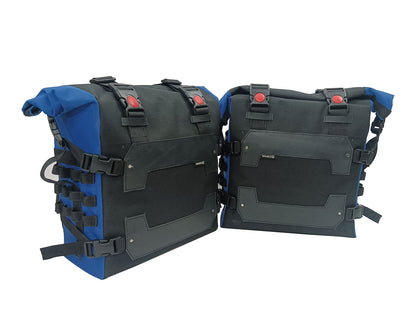 For Royal Enfield Guerrilla 450 Canvas Pannier Bags With Mounting D1