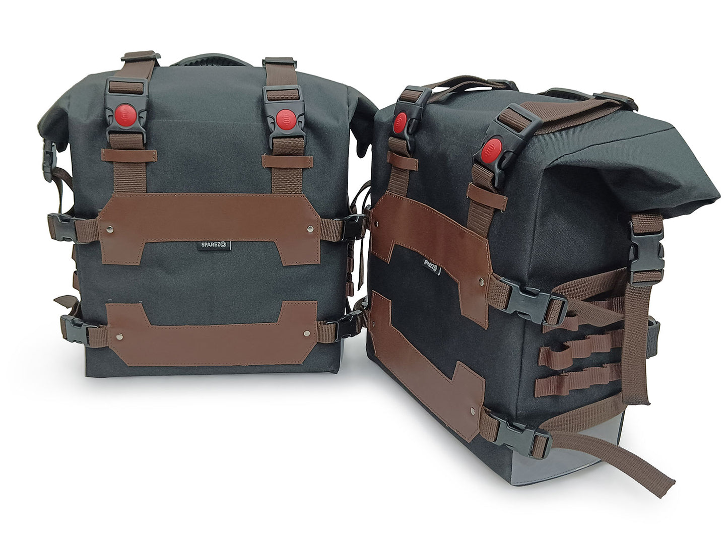 For Royal Enfield Guerrilla 450 Canvas Pannier Bags With Mounting D2
