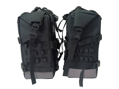 For Royal Enfield Guerrilla 450 Canvas Pannier Bags With Mounting D3