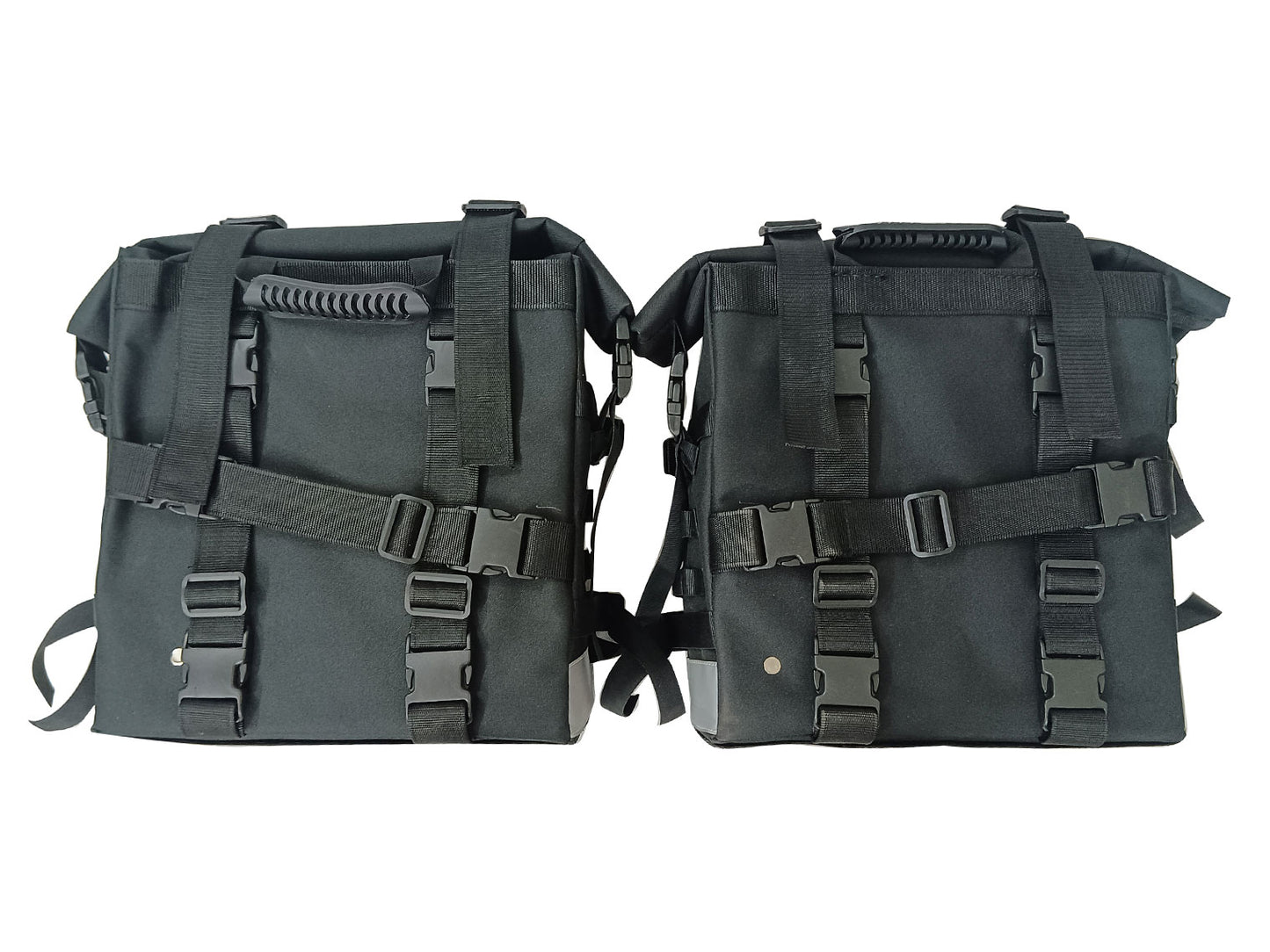 For Royal Enfield Guerrilla 450 Canvas Pannier Bags With Mounting D4