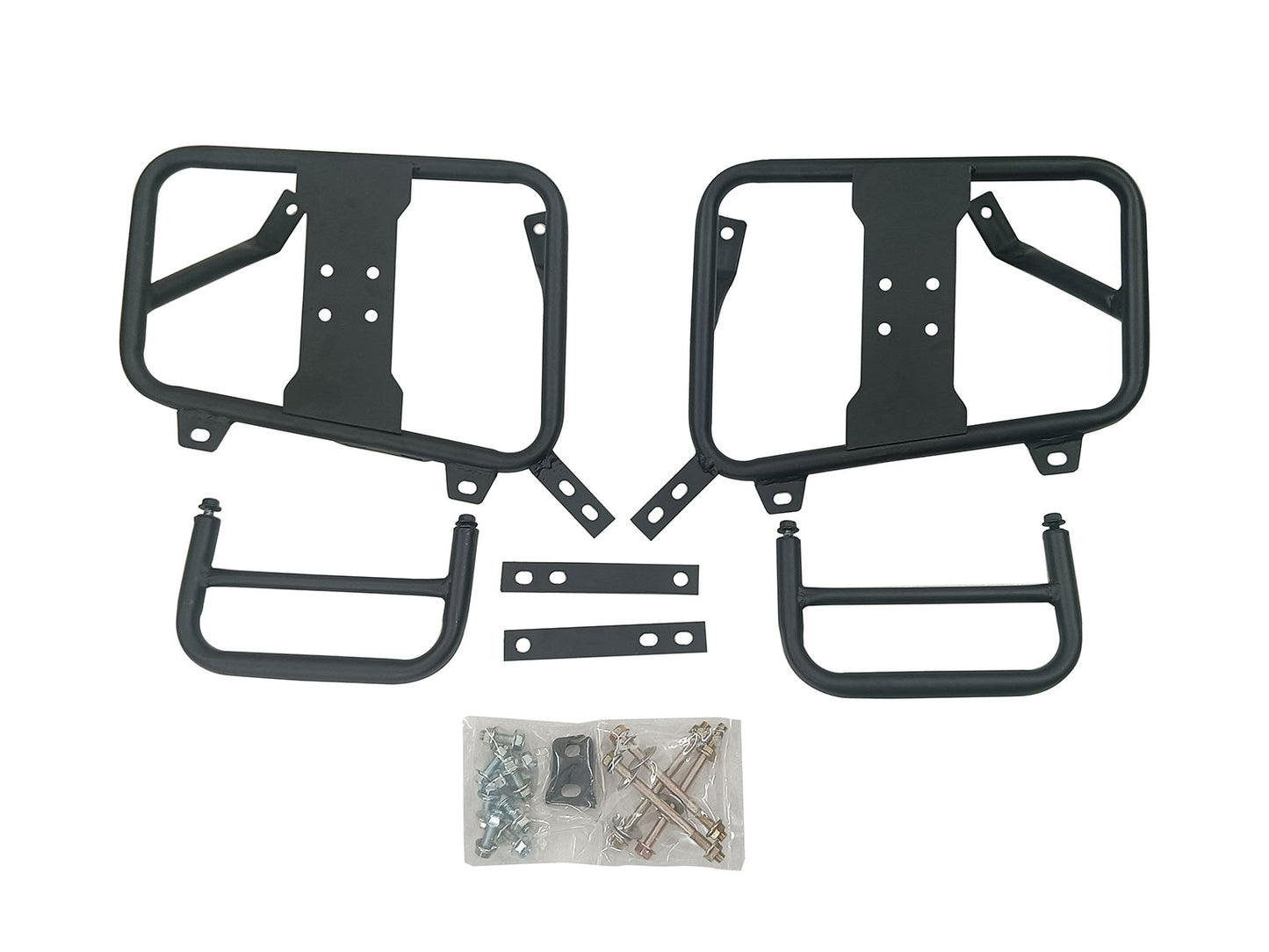 For Royal Enfield Guerrilla 450 Canvas Pannier Bags With Mounting D4
