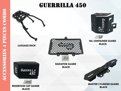 For Royal Enfield Guerrilla 450 5 Pcs Accessories Combo Pack CP-1