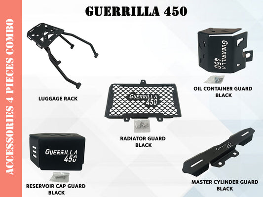 For Royal Enfield Guerrilla 450 5 Pcs Accessories Combo Pack CP-1