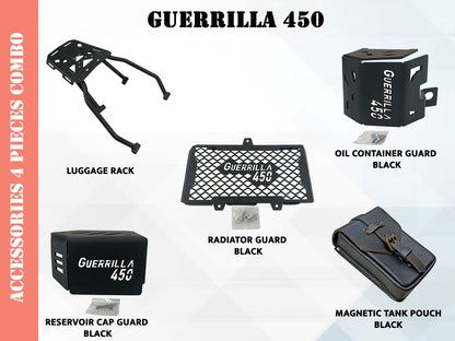 For Royal Enfield Guerrilla 450 5 Pcs Accessories Combo Pack CP-2