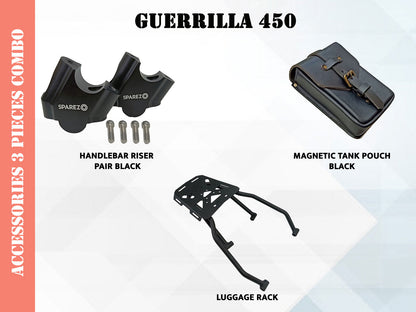 For Royal Enfield Guerrilla 450 3 Pcs Accessories Combo Pack CP-3