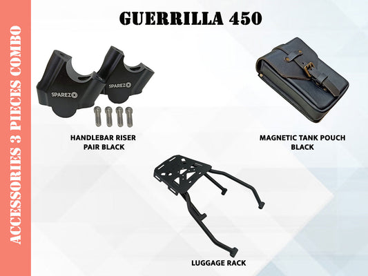 For Royal Enfield Guerrilla 450 3 Pcs Accessories Combo Pack CP-3