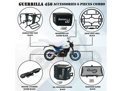For Royal Enfield Guerrilla 450 3 Pcs Accessories Combo Pack CP-5