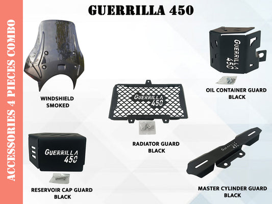 For Royal Enfield Guerrilla 450 3 Pcs Accessories Combo Pack CP-6