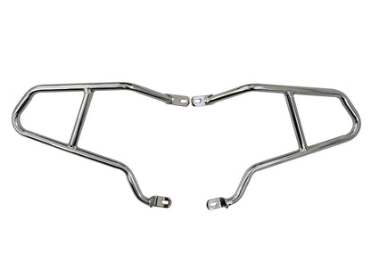 For Royal Enfield GT & Interceptor 650 Pannier Mounting Rails Chrome