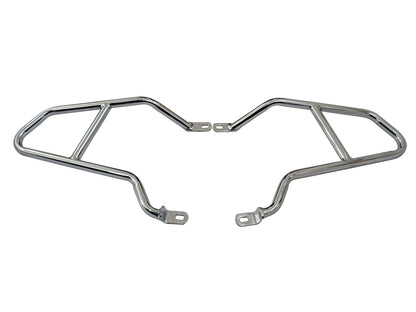 For Royal Enfield GT & Interceptor 650 Pannier Mounting Rails Chrome
