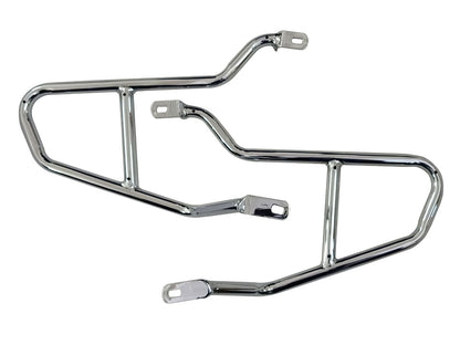 For Royal Enfield GT & Interceptor 650 Pannier Mounting Rails Chrome