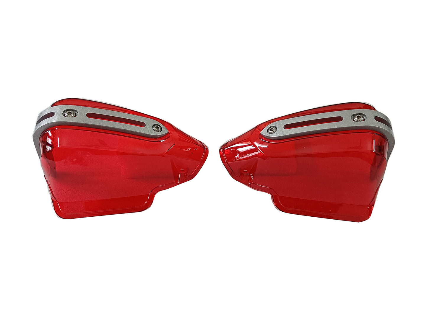For Royal Enfield GT & Interceptor 650 Tinted Red Color Hand Guard Kit