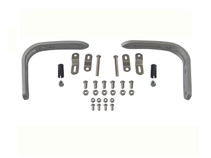 For Royal Enfield GT & Interceptor 650 Tinted Red Color Hand Guard Kit