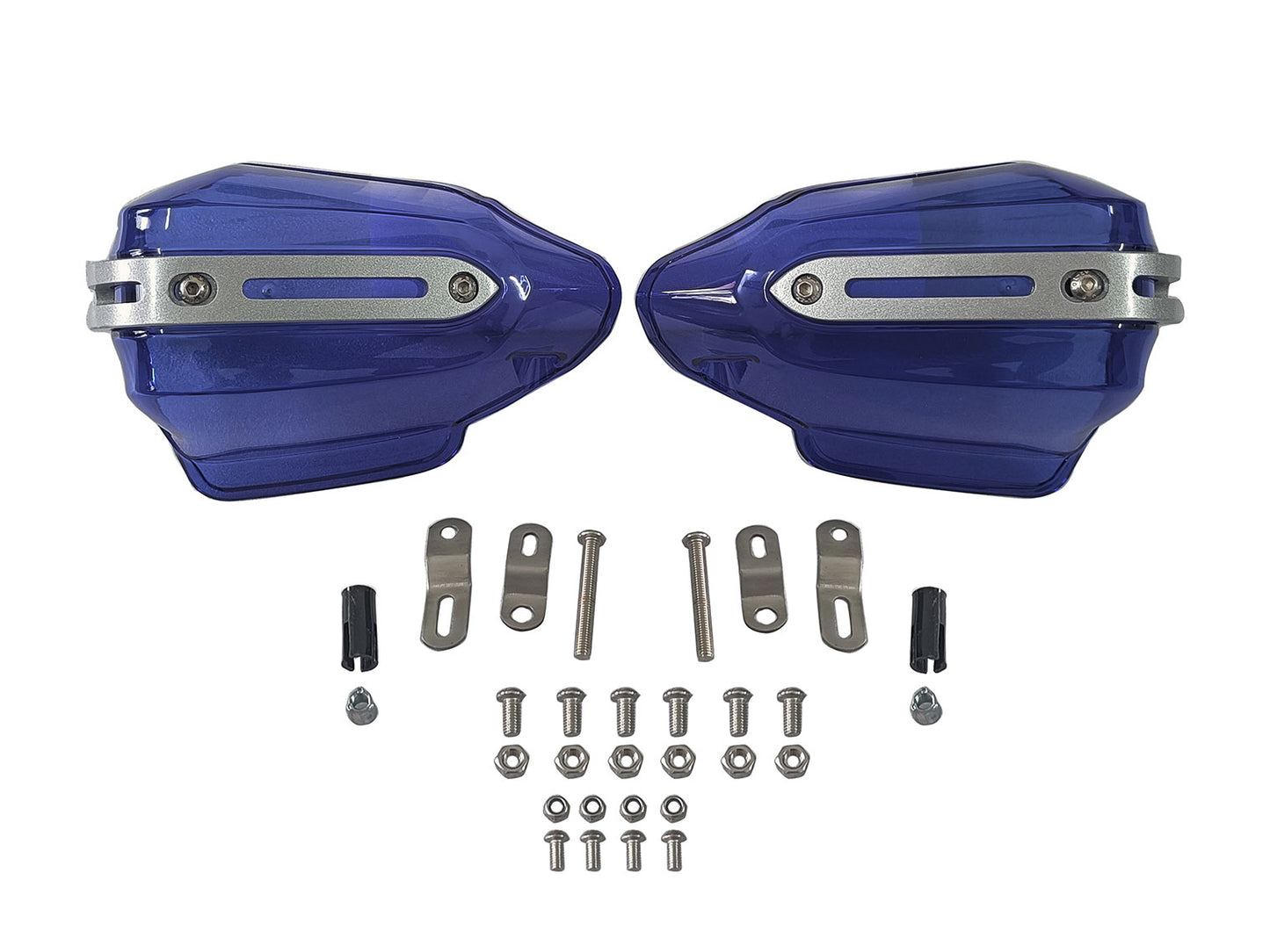 For Royal Enfield GT & Interceptor 650 Tinted Blue Color Hand Guard Kit
