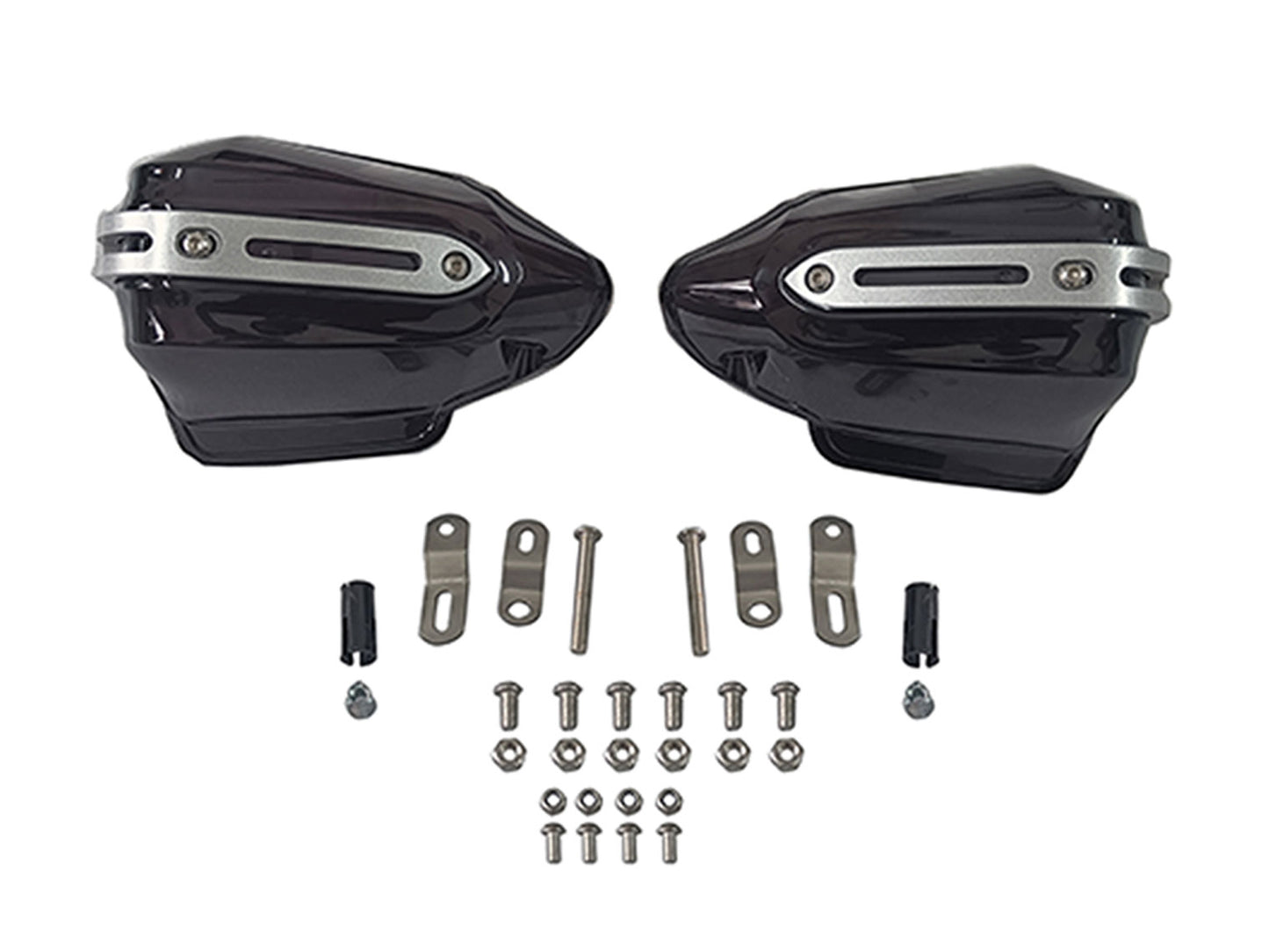 For Royal Enfield GT & Interceptor 650 Tinted Black Color Hand Guard Kit
