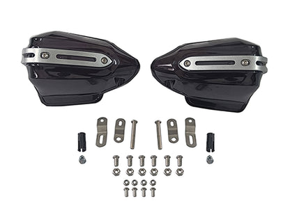 For Royal Enfield GT & Interceptor 650 Tinted Black Color Hand Guard Kit