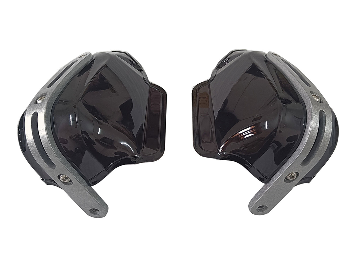 For Royal Enfield GT & Interceptor 650 Tinted Black Color Hand Guard Kit