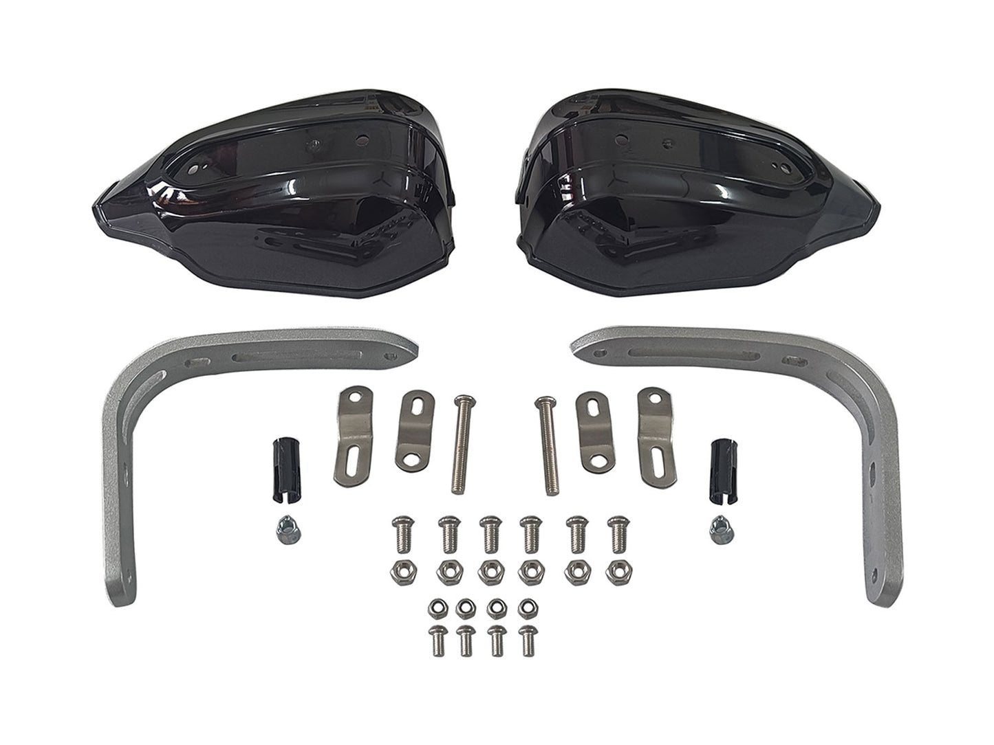 For Royal Enfield GT & Interceptor 650 Tinted Black Color Hand Guard Kit