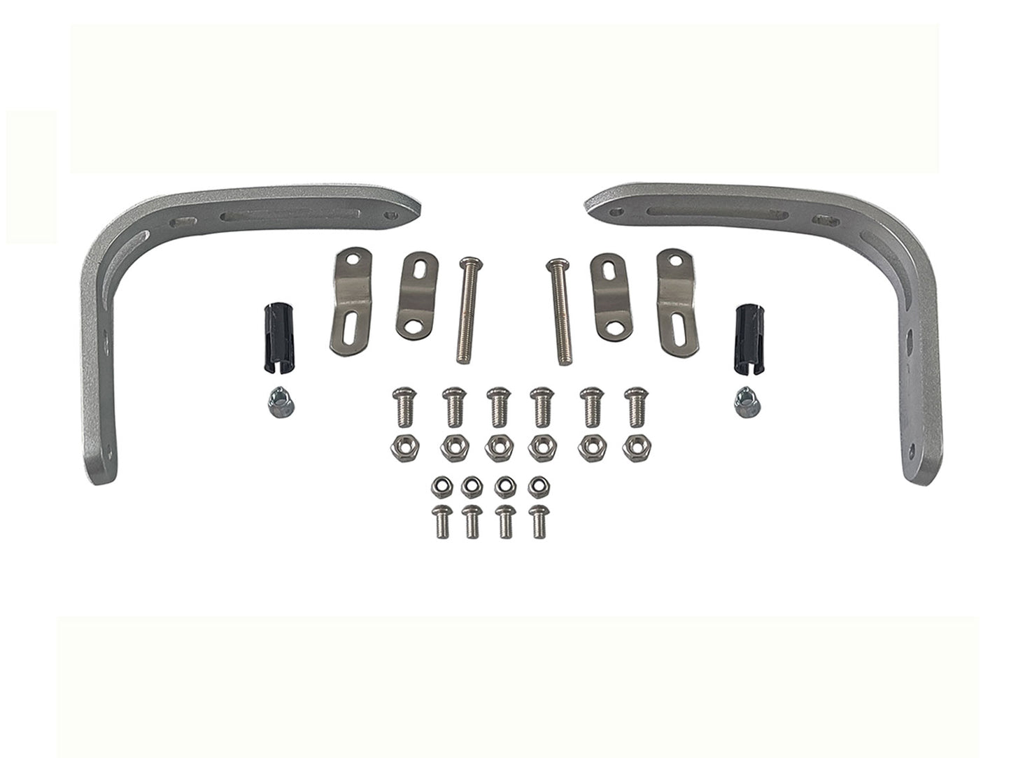 For Royal Enfield GT & Interceptor 650 Tinted Black Color Hand Guard Kit