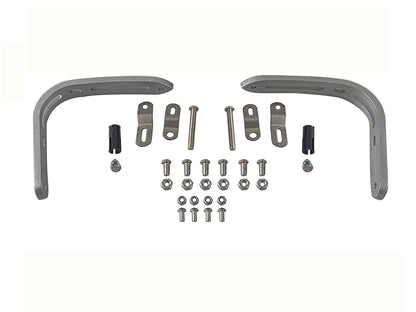 For Royal Enfield GT & Interceptor 650 Tinted Black Color Hand Guard Kit