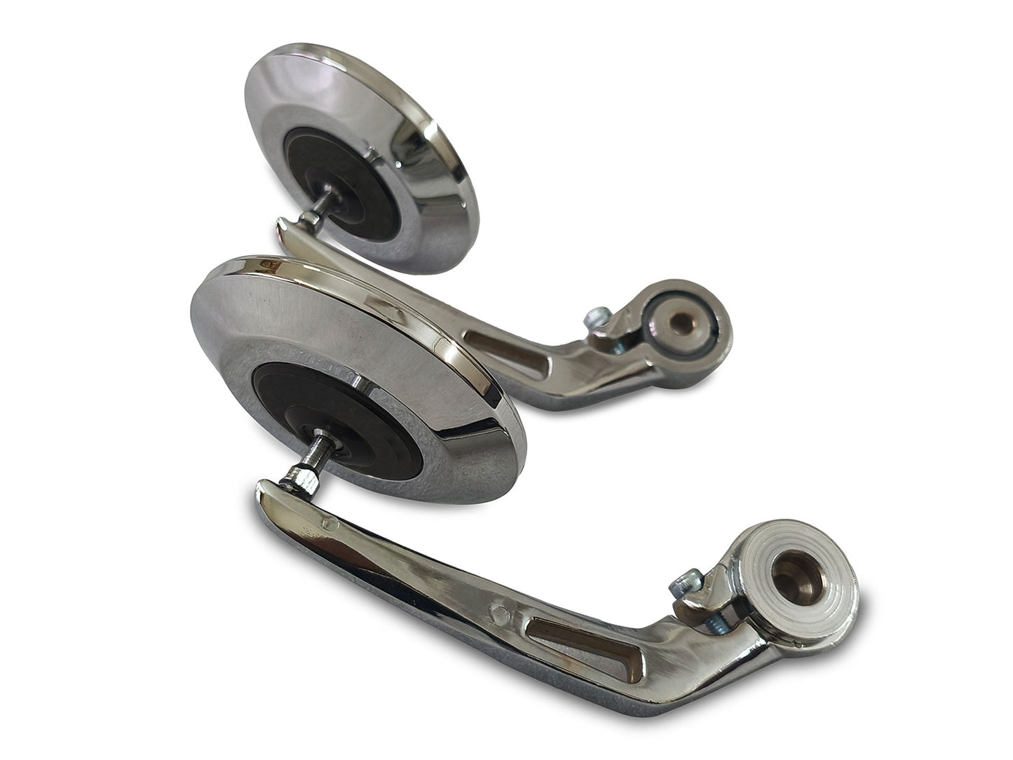 For Royal Enfield GT & Interceptor 650 Bar End Mirror Chrome D2