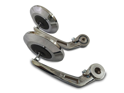 For Royal Enfield GT & Interceptor 650 Bar End Mirror Chrome D2