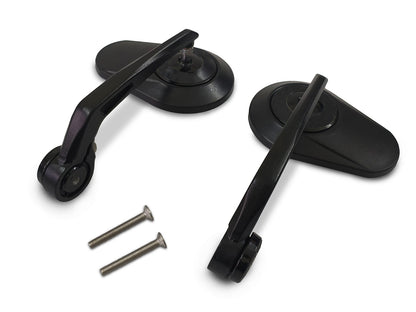 For Royal Enfield GT & Interceptor 650 Bar End Mirror Black D3
