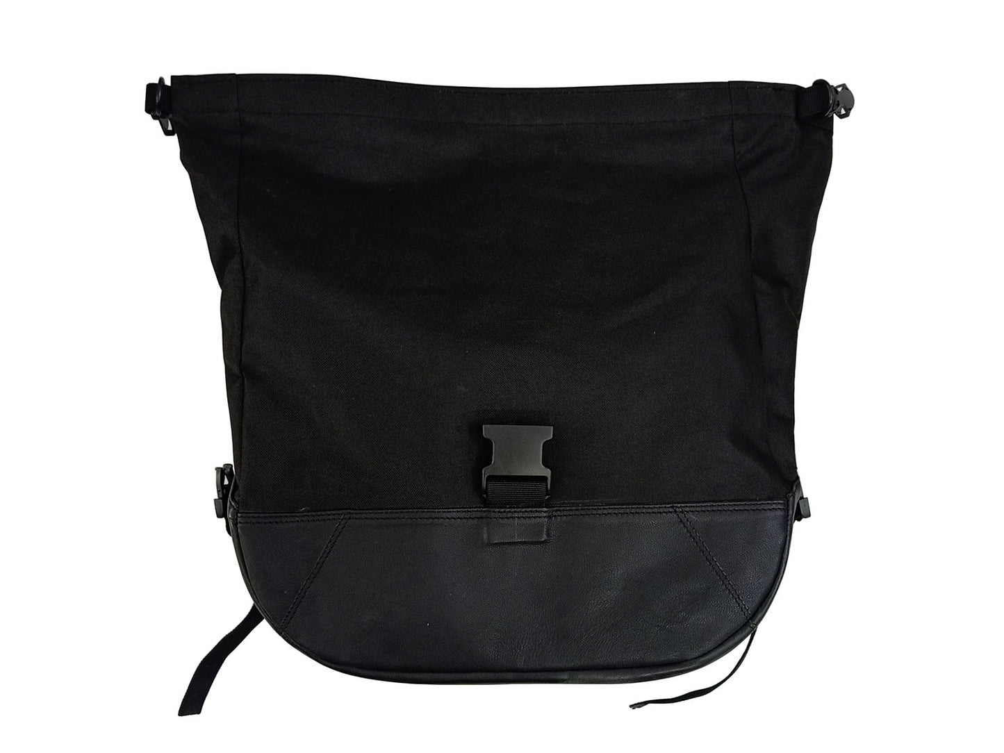 For Royal Enfield GT & Interceptor 650 Leather & Soft Canvas Pannier Bags D1