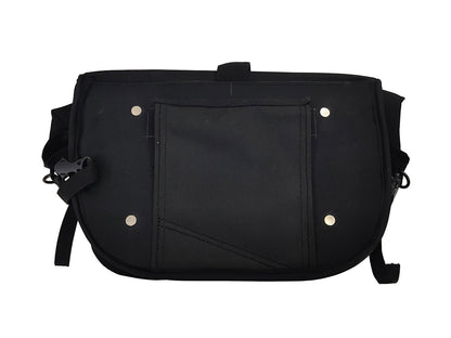 For Royal Enfield GT & Interceptor 650 Leather & Soft Canvas Pannier Bags D3