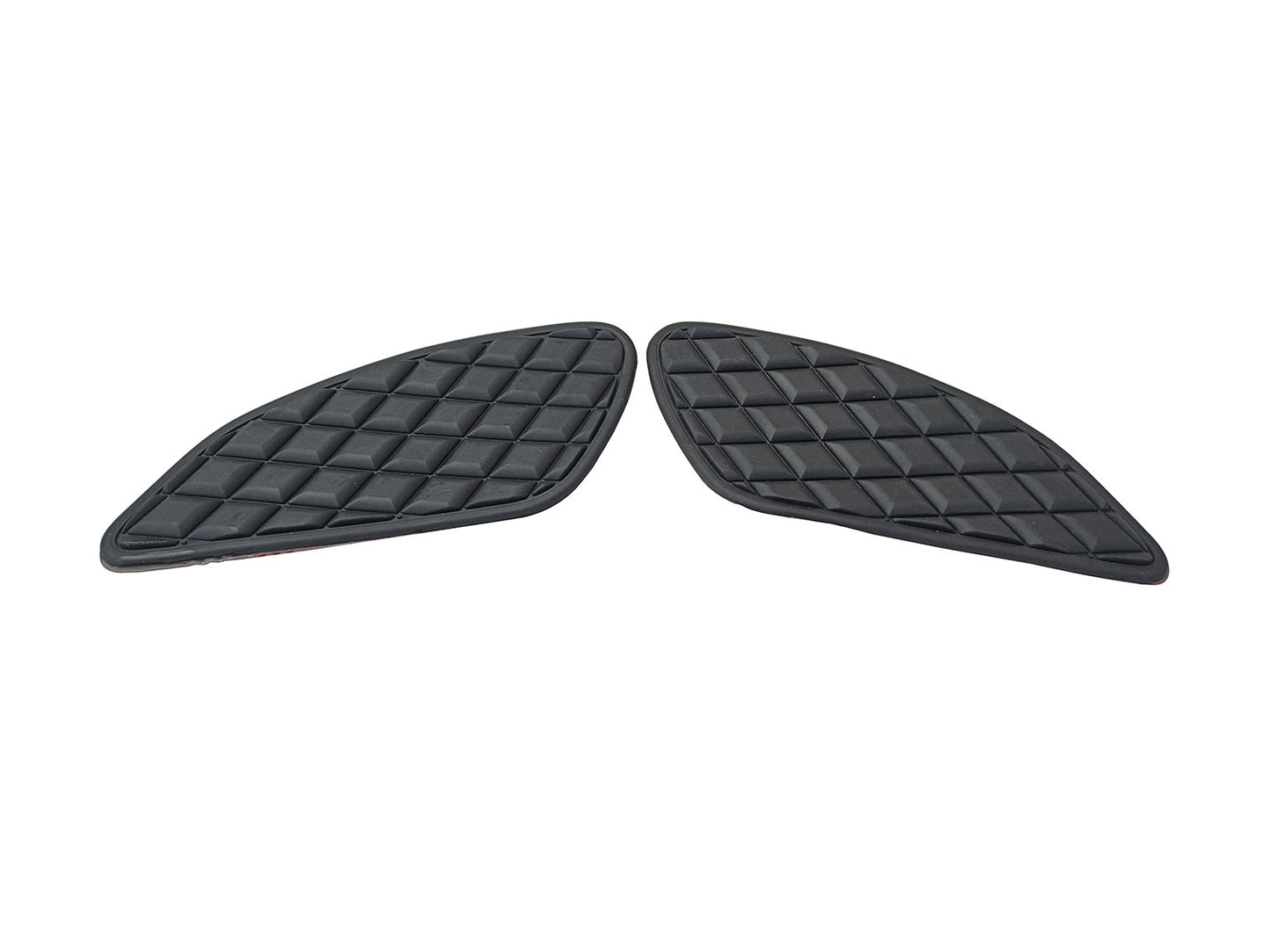 For Royal Enfield GT & Interceptor 650 Tank Rubber Knee Pad Pair Black