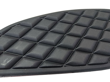 For Royal Enfield GT & Interceptor 650 Tank Rubber Knee Pad Pair Black