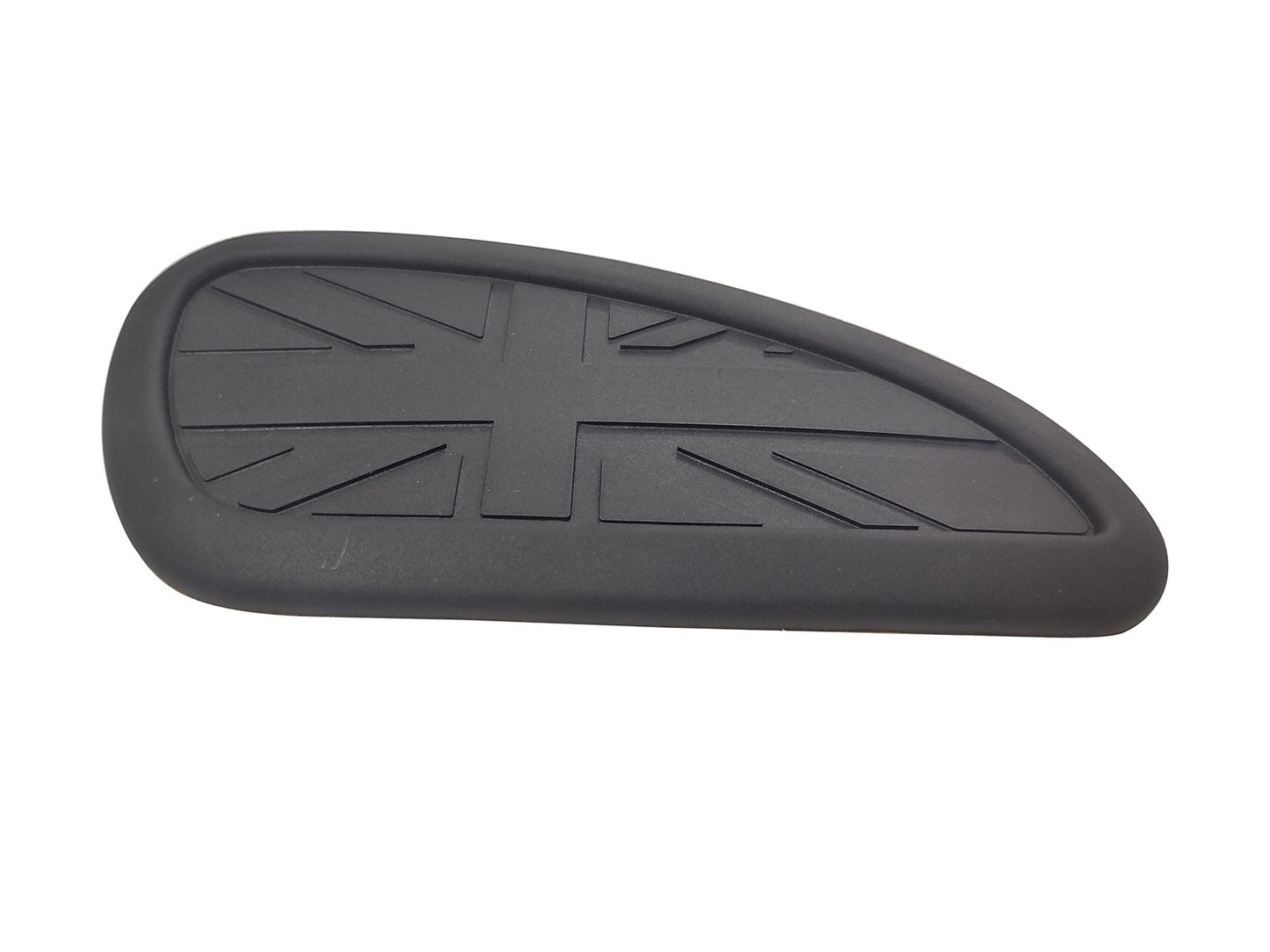 For Royal Enfield GT & Interceptor 650 Tank Long Rubber Knee Pad Pair Black