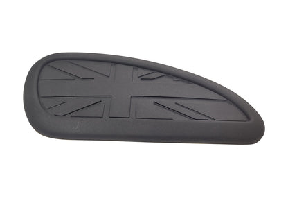 For Royal Enfield GT & Interceptor 650 Tank Long Rubber Knee Pad Pair Black