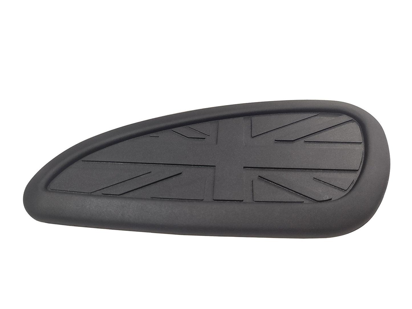 For Royal Enfield GT & Interceptor 650 Tank Long Rubber Knee Pad Pair Black