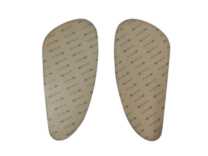 For Royal Enfield GT & Interceptor 650 Tank Long Rubber Knee Pad Pair Black