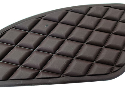 For Royal Enfield GT & Interceptor 650 Tank Rubber Knee Pad Pair Brown